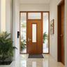 Matte Finish Swing Door Design