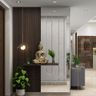 Foyer Design with Wooden Panels