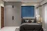 Guest Bedroom Design with Built-In Wardrobe