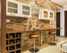 Home Bar Design with Wine Storage