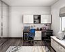 Home Office Design with Two-Person Desk