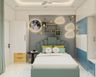Kids Bedroom Design with Queen Bed