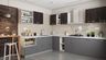 L-Shaped Kitchen Design with Quartz Countertop