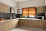 L-Shaped Kitchen Design with Work Triangle