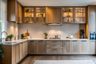 L-Shaped Kitchen Design with Quartz Countertops