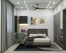 Bedroom Designs with Modern Grey Headboard