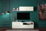Teal Wall Paint Design with Wall Trims