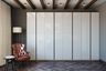 White 8-Door Swing Wardrobe Design