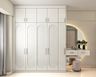 5-Door Swing Wardrobe Design with Dressing Table