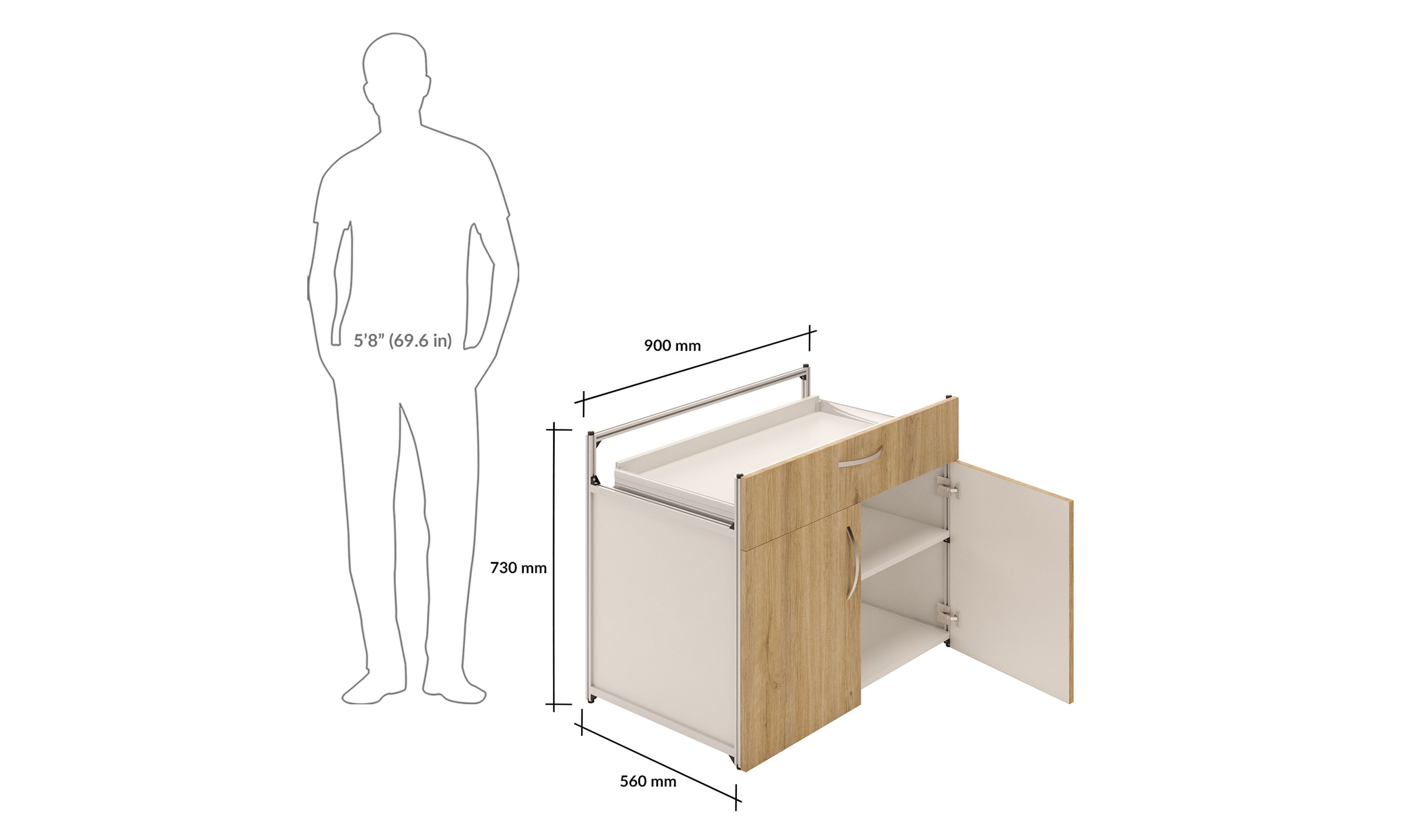 Kitchen Cabinet Design: Base Units Cabinet Ideas & Images - 1 Drawer ...