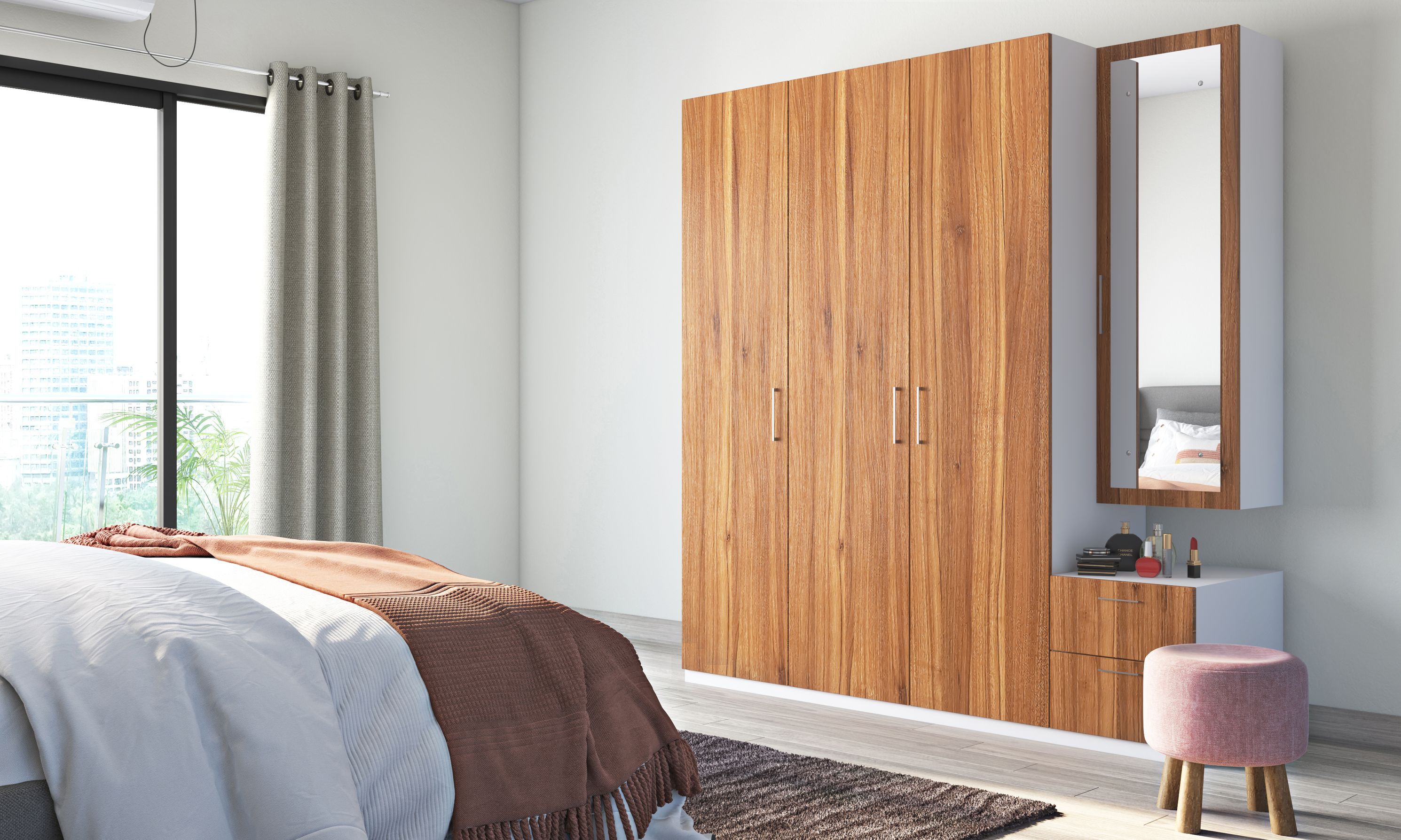 Learn all about Membrane finish Natural Teak