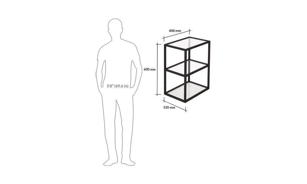 Cube, Glass Shelf
